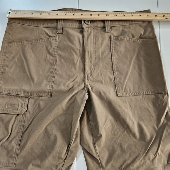 Eddie Bauer Convertible Pants Men 34x30/29 Beige Pockets Stretch Outdoor Hiking - Picture 5 of 16